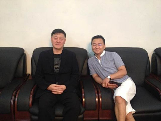 陈杰与明星合影